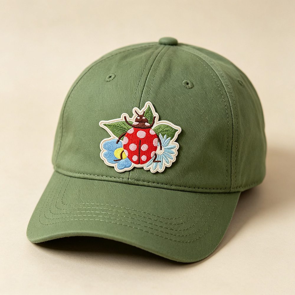 1PC Summer Ladybug Floral Embr - đánh giá và giá Embroidery Lady Bug