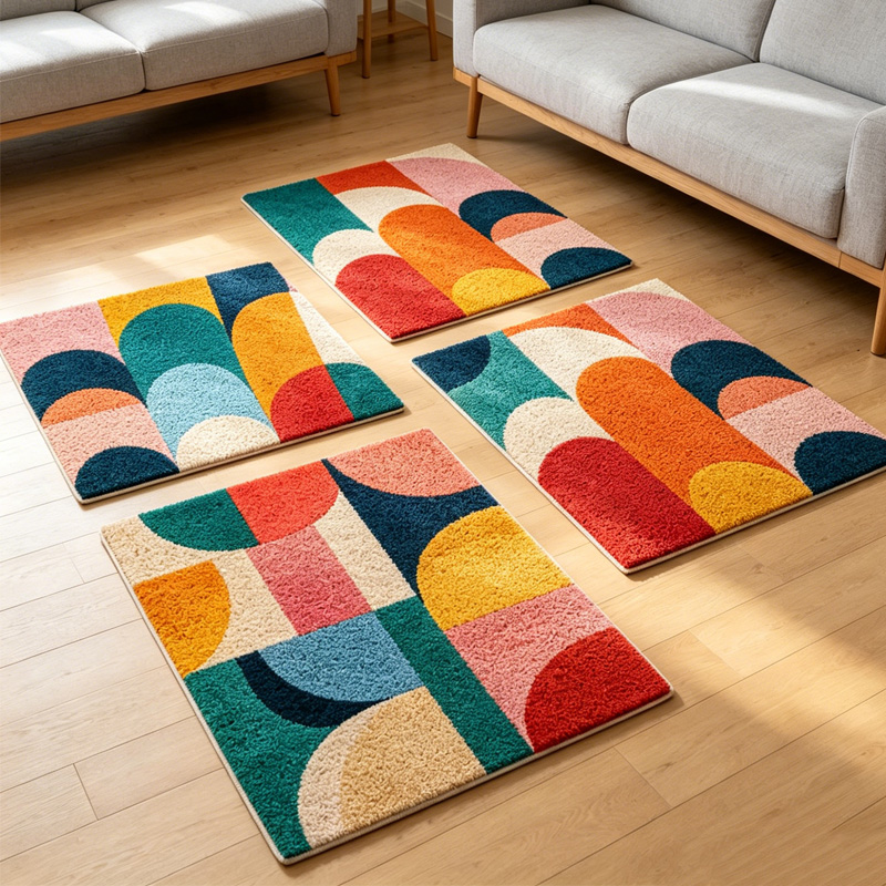 Colorful Geometric Pattern Car - đánh giá và giá Embroidery Meaning