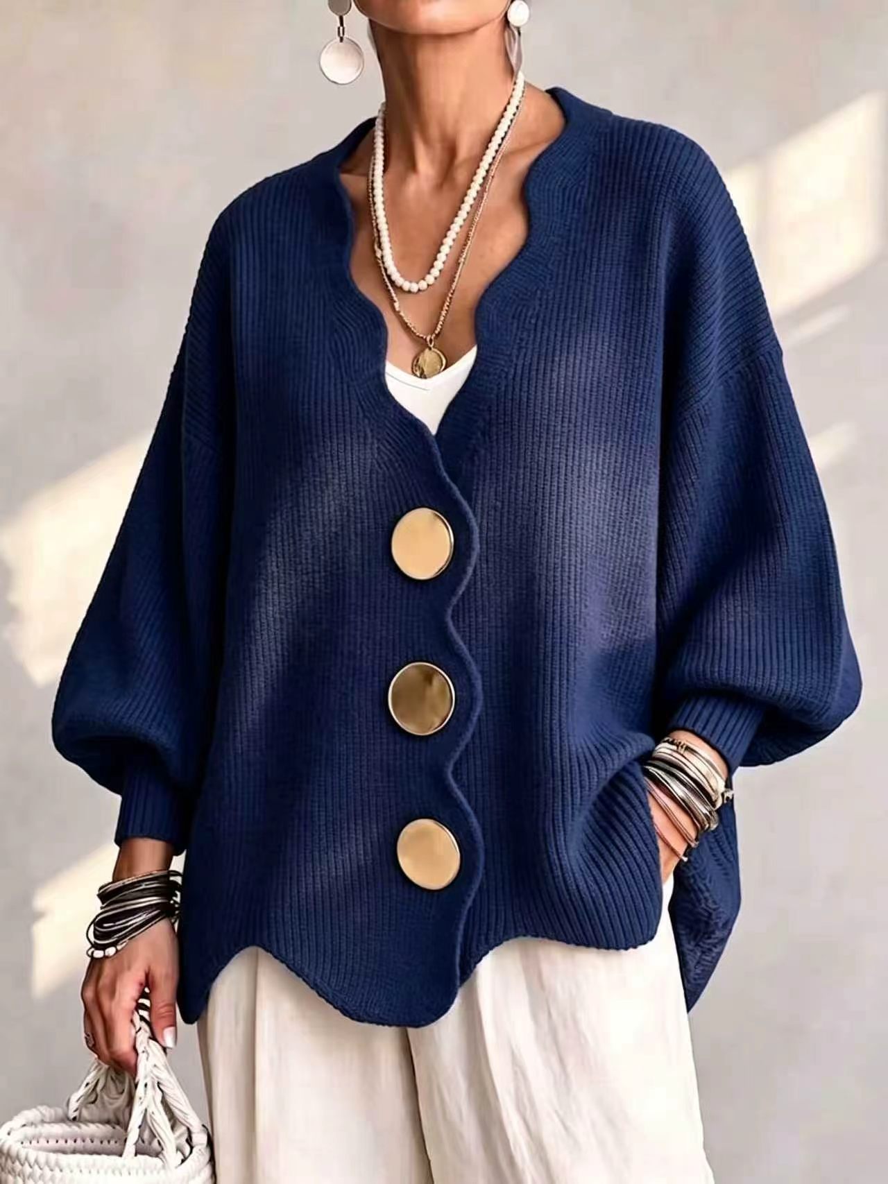 2026 Autumn Winter Solid Knit  - đánh giá và giá Embroidery Online