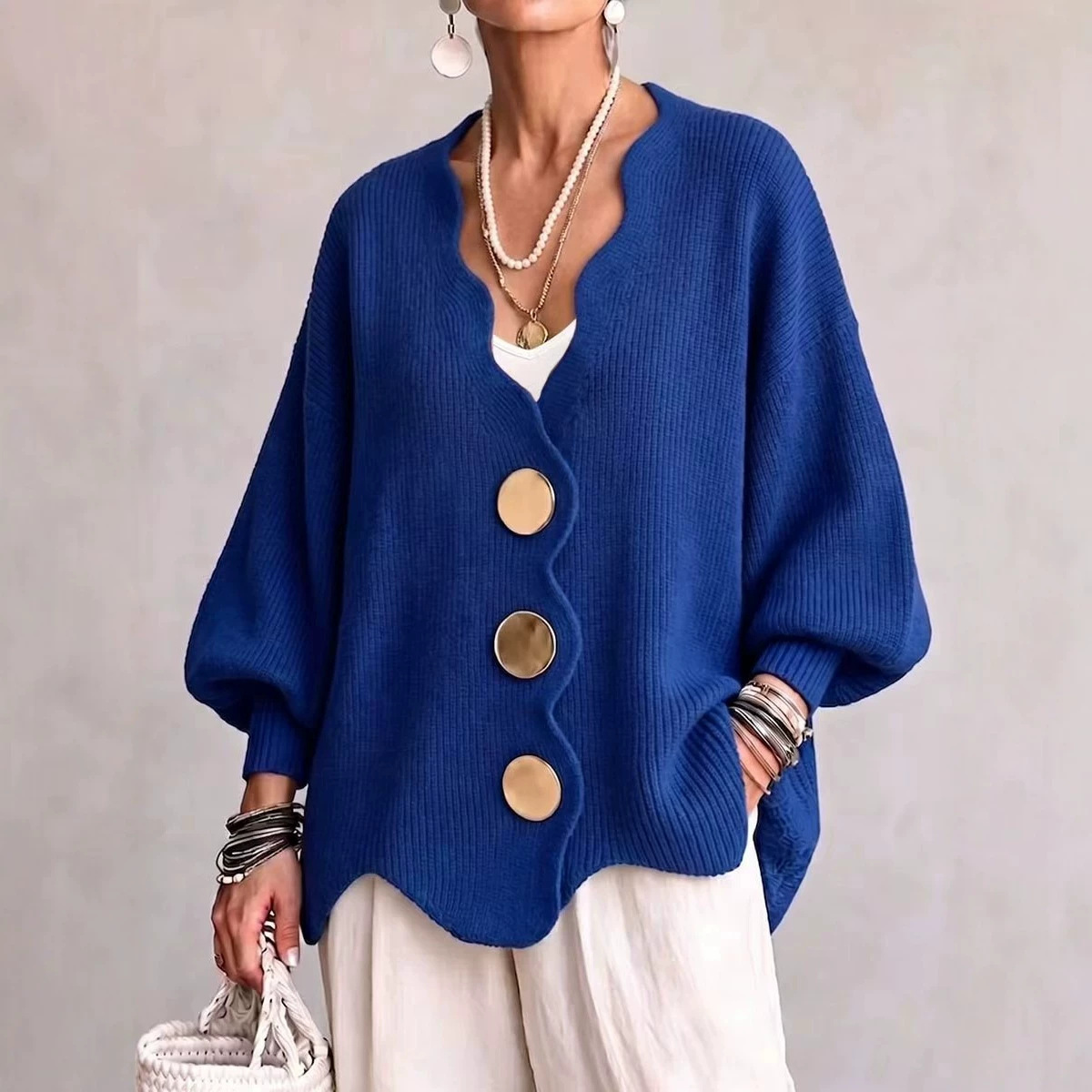 2026 Autumn Winter Solid Knit  - đánh giá và giá Embroidery Online