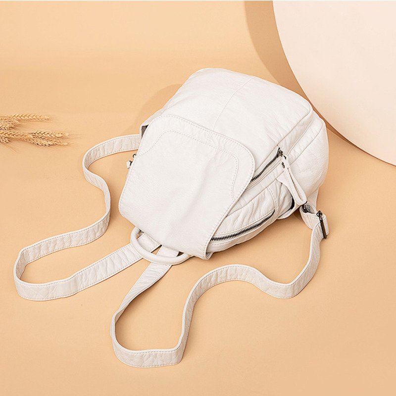 Women's Backpack White Washed  - đánh giá và giá Embroidery Bag