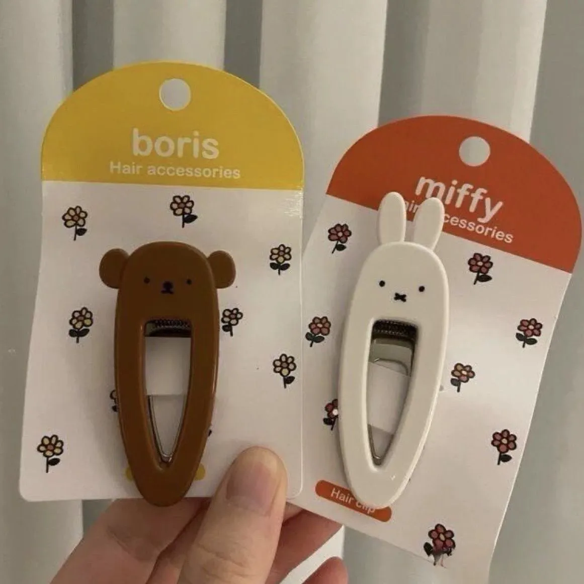 Miffy Rabbit Hair Clip  Sweet  - đánh giá và giá Embroidery Reddit