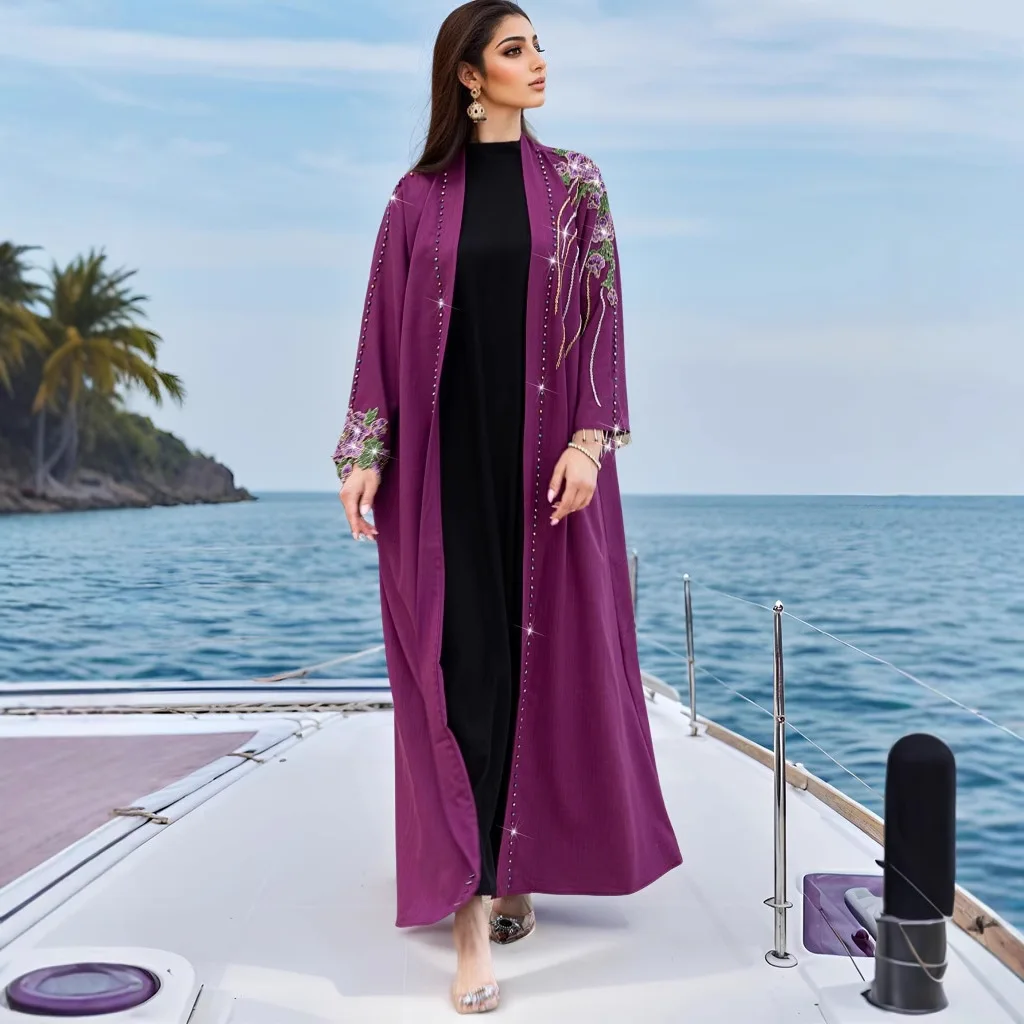 Embroidery Open Abaya Dubai Ki - đánh giá và giá Embroidery Kebaya