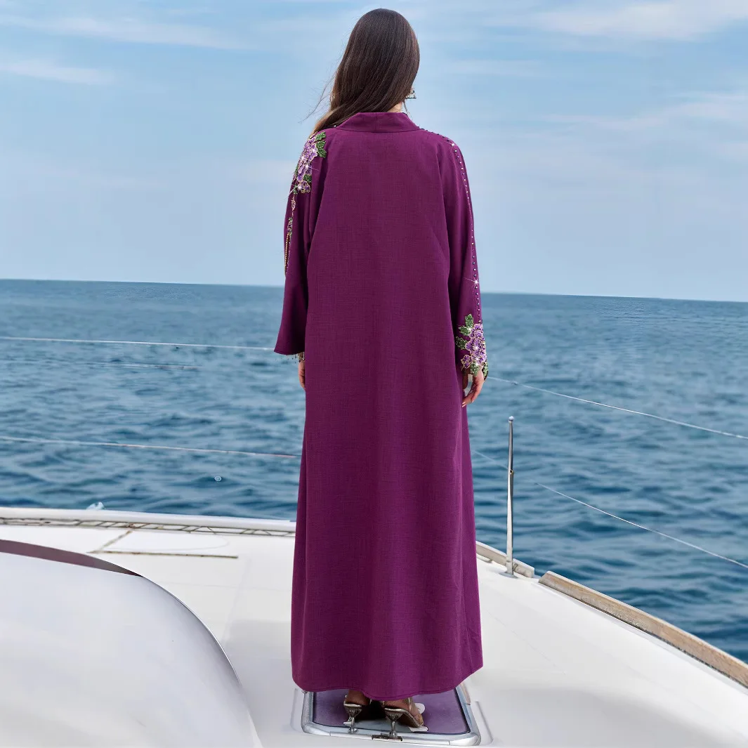 Embroidery Open Abaya Dubai Ki - đánh giá và giá Embroidery Kebaya